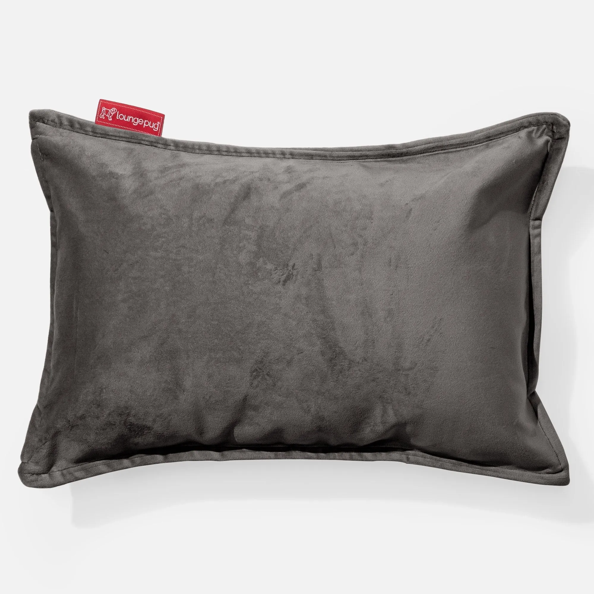 Rectangular Throw Pillow Cover 35 x 50cm - Velvet Graphite Grey