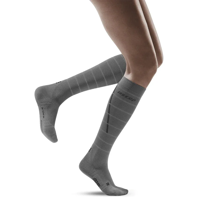 Reflective Tall Compression Socks, Women