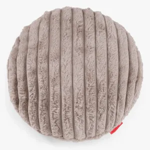 Round Scatter Cushion Cover 50cm - Ultra Plush Cord Minky