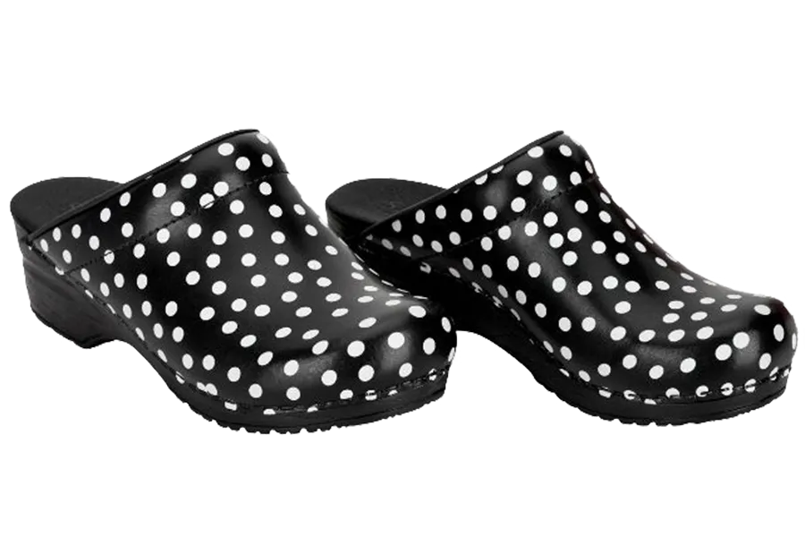 Sanita San Flex comfort clogs - White dots