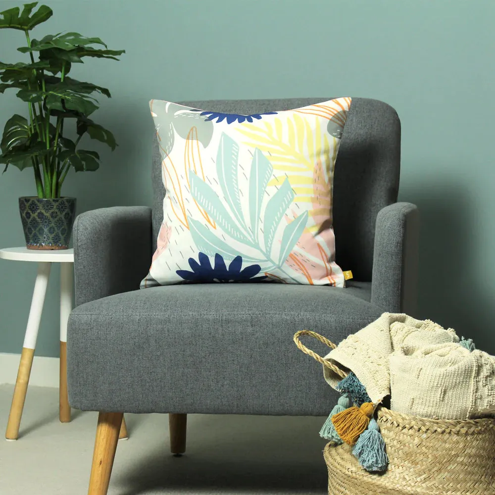 Scatter Cushion Cover 43 x 43cm - Tropical Leaf Print