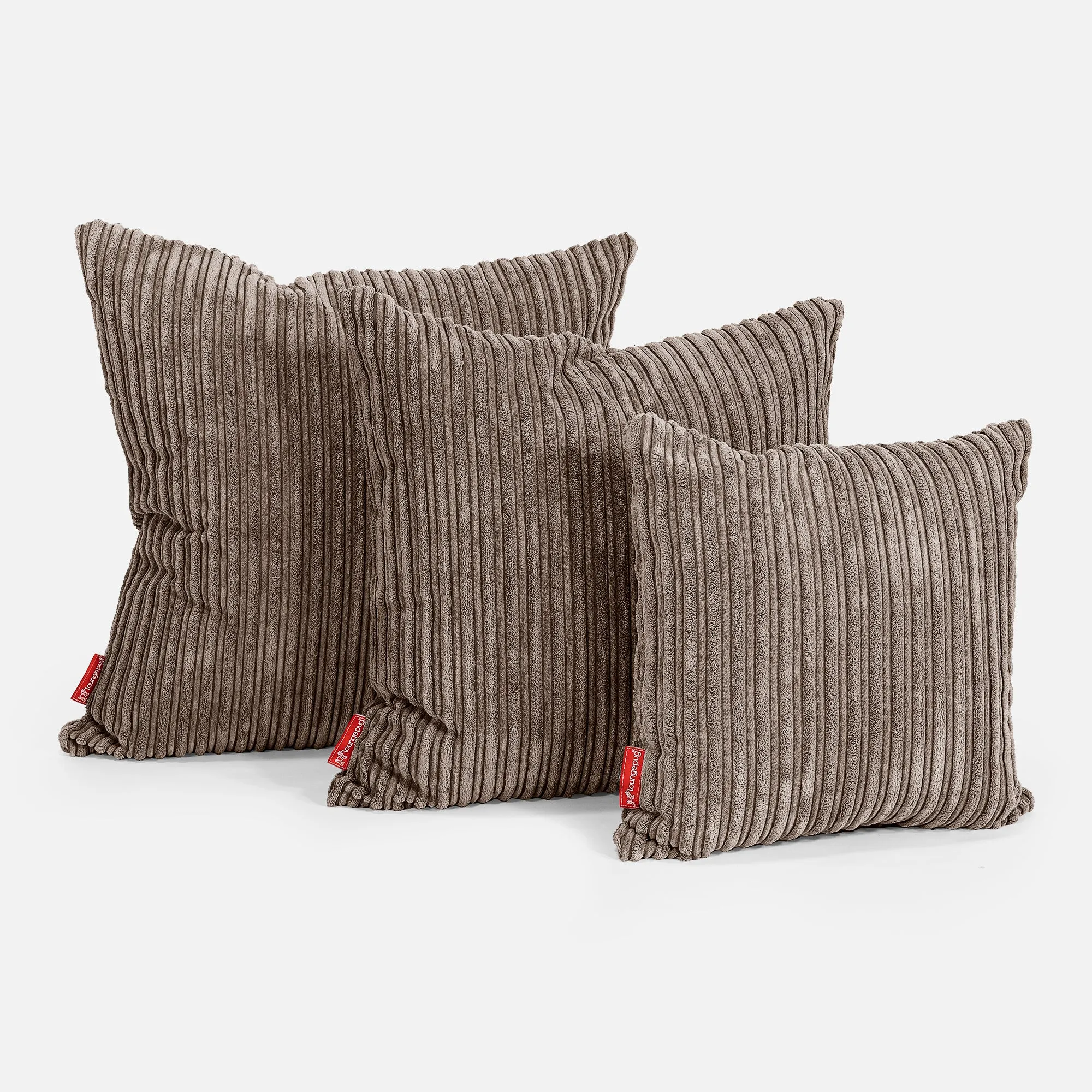 Scatter Cushion Cover 47 x 47cm - Cord Mocha Brown