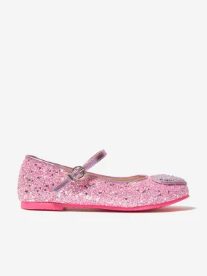 Sophia Webster Girls Amora Shoes in Pink