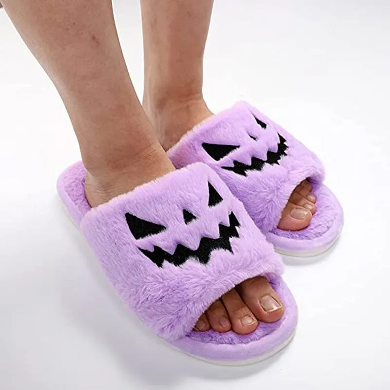 Spooky Snuggles Halloween Slippers