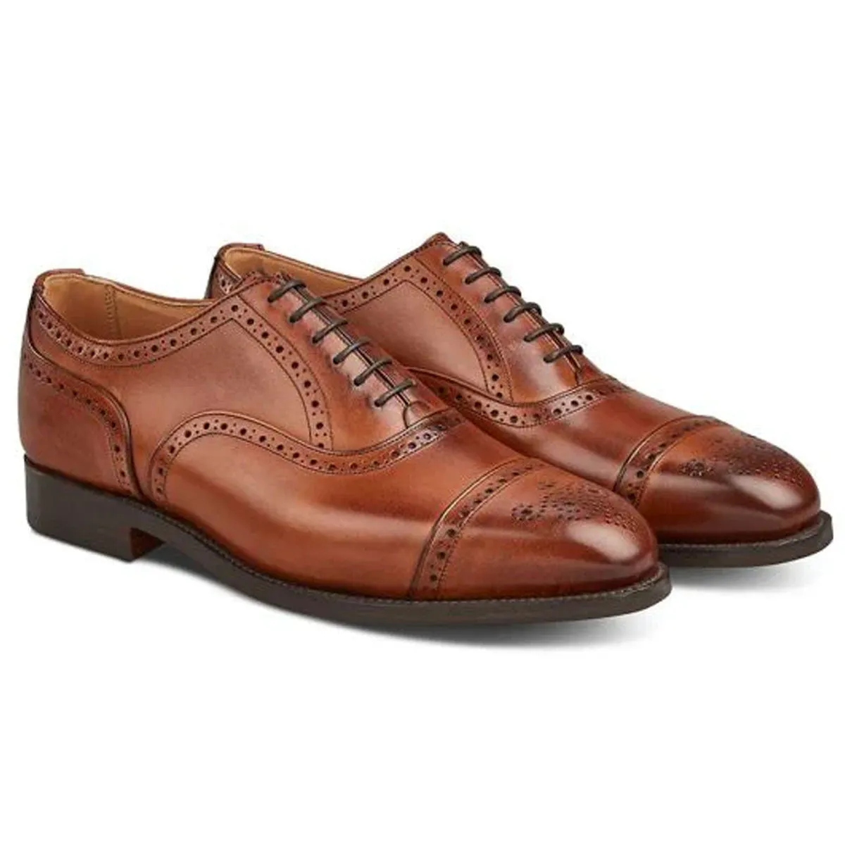 TRICKER'S Kensington Shoes - Mens - Beechnut Burnished