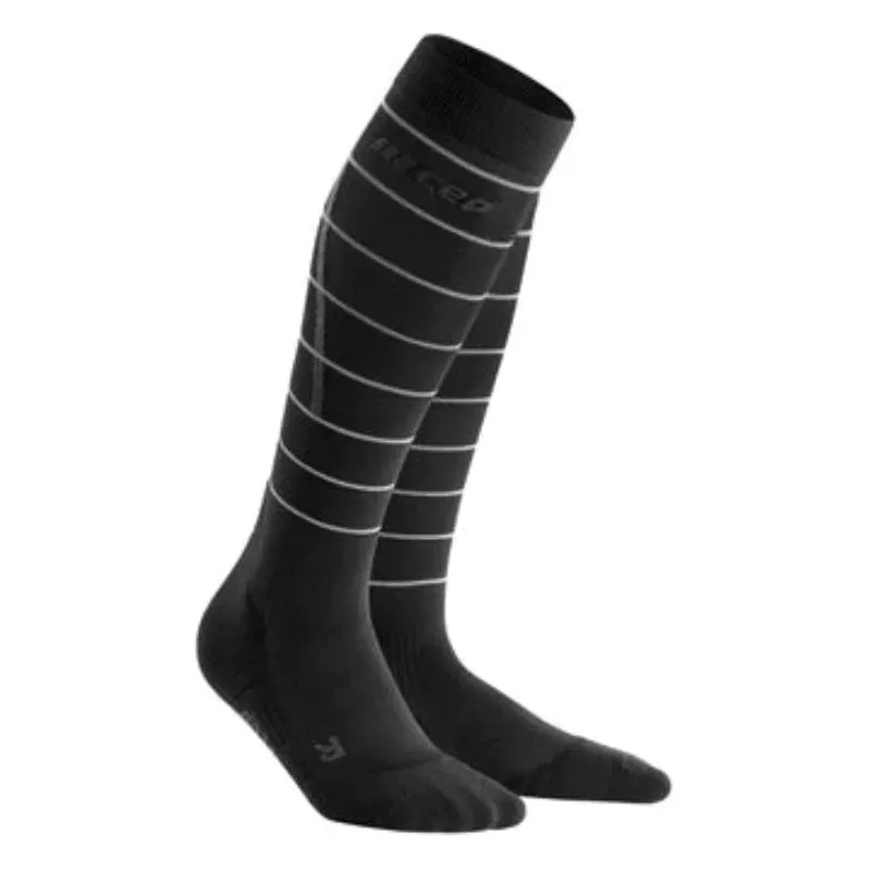 Womens CEP Long Socks Compression Reflective