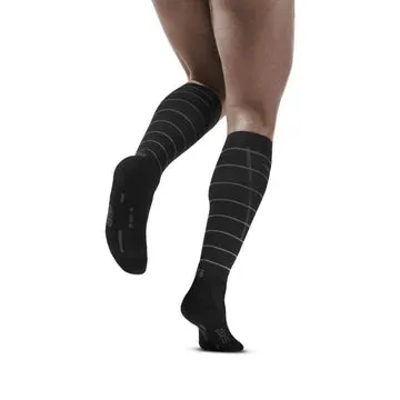 Womens CEP Long Socks Compression Reflective