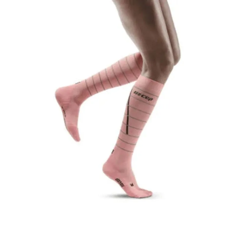 Womens CEP Long Socks Compression Reflective