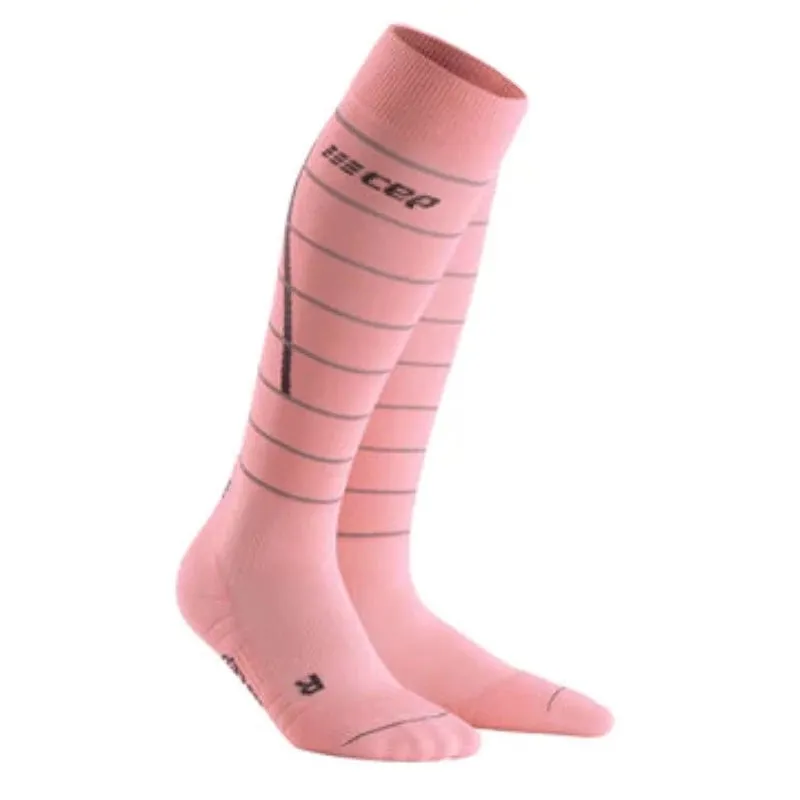 Womens CEP Long Socks Compression Reflective