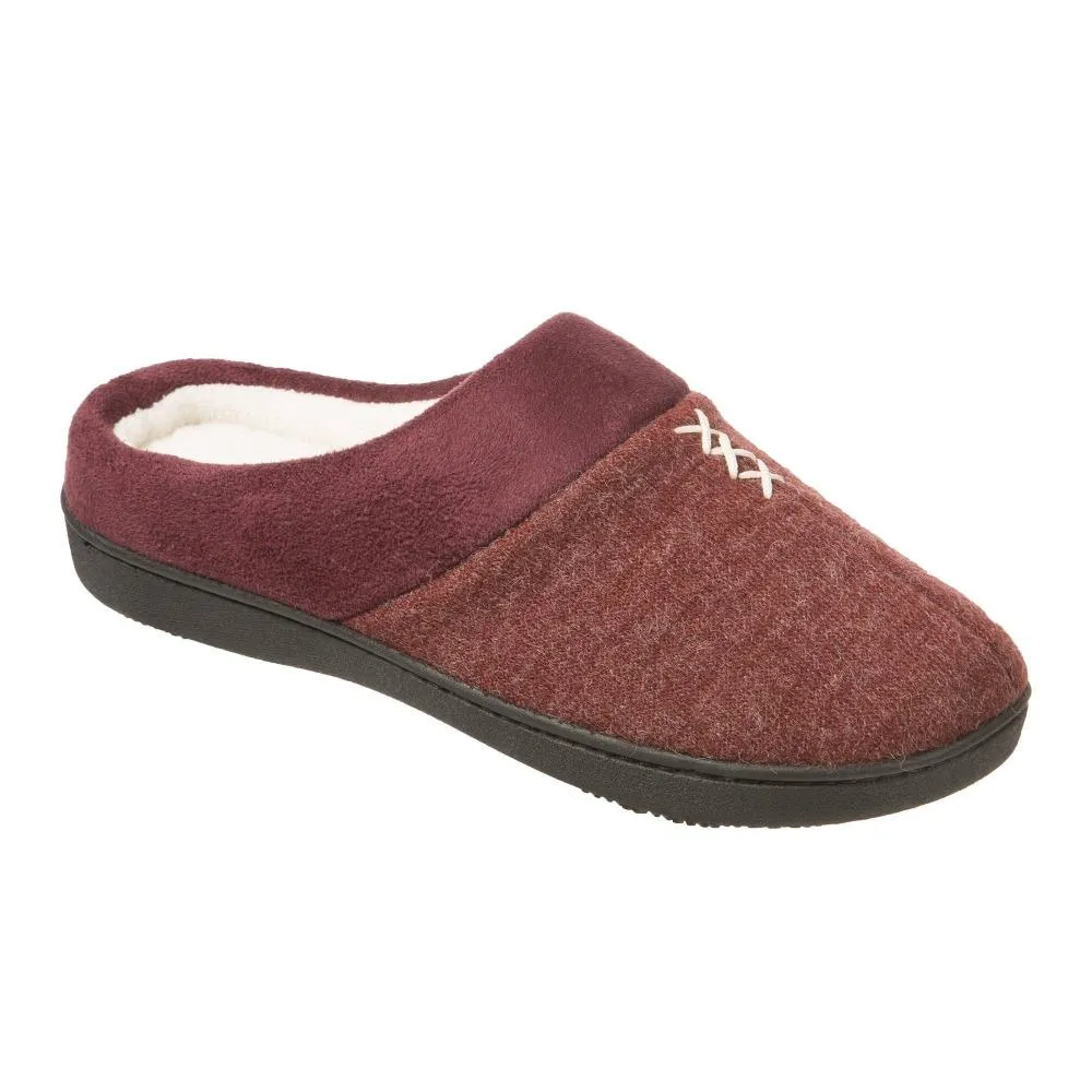 Women’s Marisol Microsuede Knit Hoodback Slippers