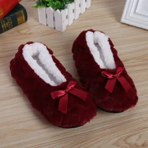 Womens Soft Plush Slippers - Warm, Comfortable & Washable Indoor Carpet Slippers"