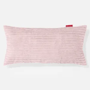 XL Rectangular Support Cushion Cover 40 x 70cm - Cord Blush Pink