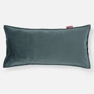 XL Rectangular Support Cushion Cover 40 x 70cm - Velvet Teal